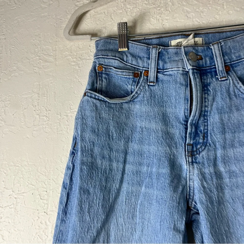 Madewell The Perfect Vintage Wide Leg Crop Jeans Altoona Wash Comfort Stretch - Picture 5 of 15